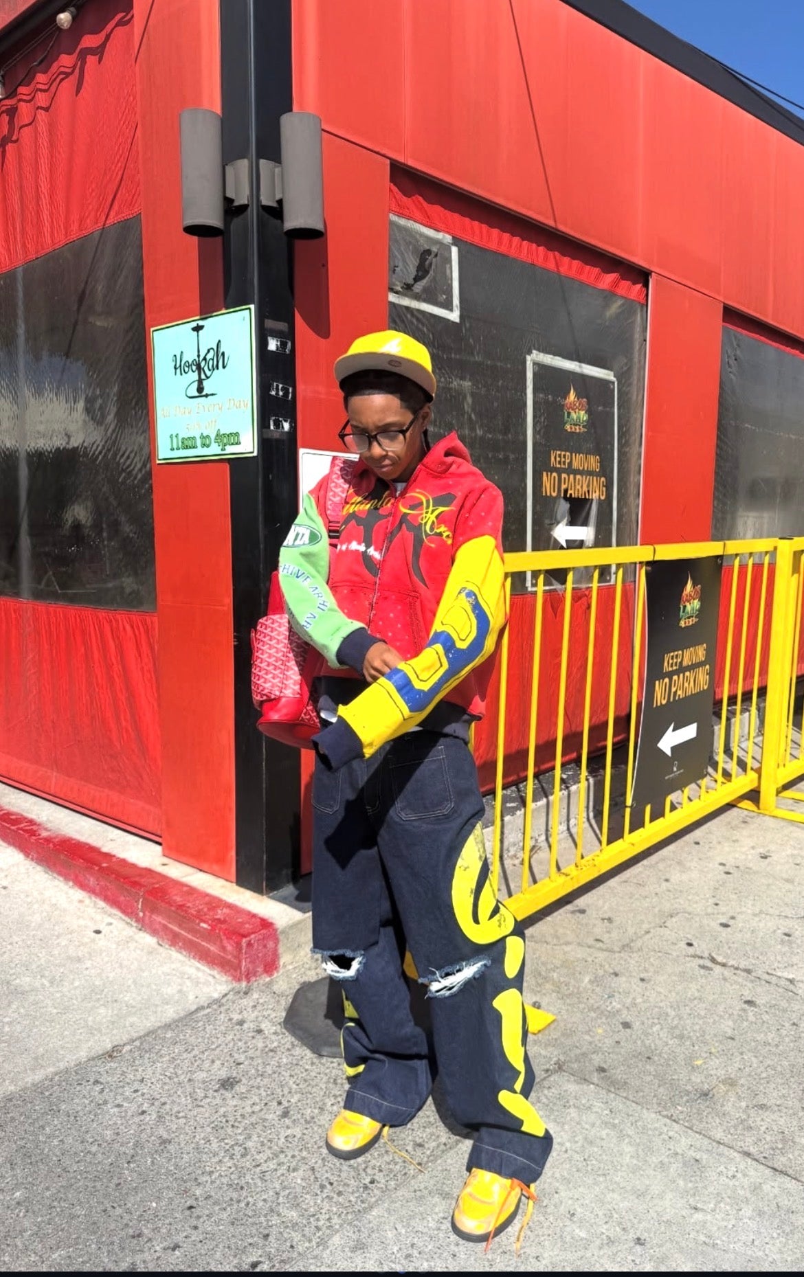 “COLOR BLOCK”ZIP UP